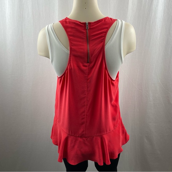 Joie Silk Cosma Peplum Shell Tank Grenadine M NWT - Picture 4 of 9